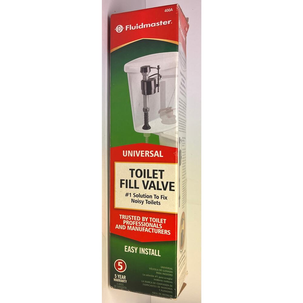 Fluidmaster 400A Universal Toilet Fill Valve Complete Kit New Open Box